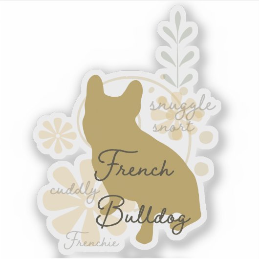 Sticker Chiffre de taureau français (Devant)