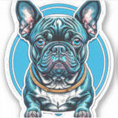Sticker Chiffre de taureau français (Devant)