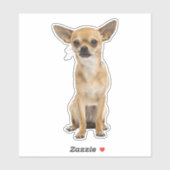 Sticker chihuahua (Feuille)