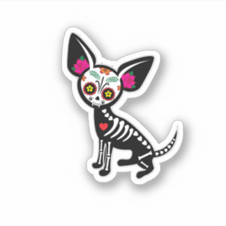 Sticker Chihuahua Muerta