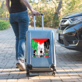Sticker Children of Gaza Painting Palestine Flag  (Valise Insitu)