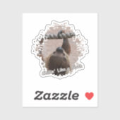 Sticker Chillin comme une paroisse (Feuille)