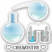 Sticker Chimie de l'équipement de laboratoire (Recto)