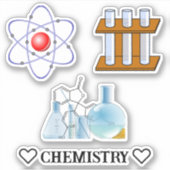 Sticker Chimie de l'équipement de laboratoire (Devant)