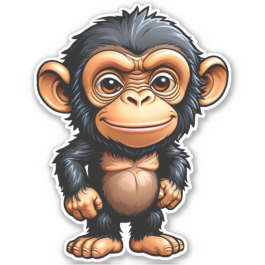 Sticker Chimp (Devant)