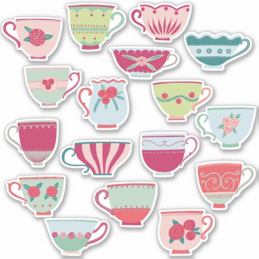 Sticker Chine Teacup (Devant)