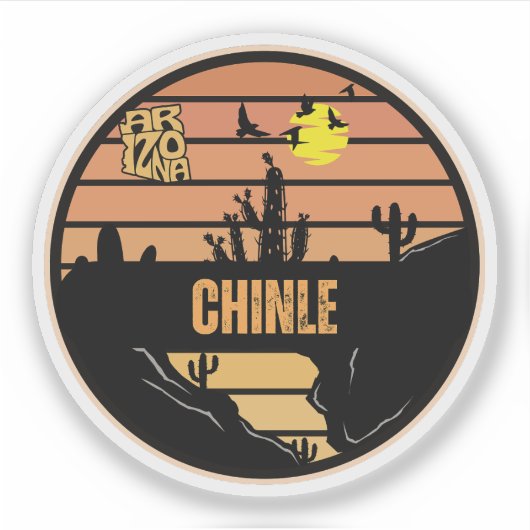 Sticker Chinle, Arizona (Devant)