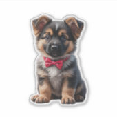 Sticker Chiot berger allemand (Devant)