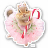 Sticker Chipmunk Plum Fairy (Devant)