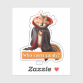 Sticker Chipmunk Vampire (Feuille)