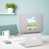 Sticker Chipping Norton Oxfordshire (Ordinateur portable sur le bureau)