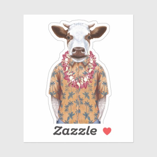 Sticker Chirurgie hawaïenne (Feuille)