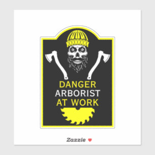 Sticker Chirurgien des arbres Arboriste