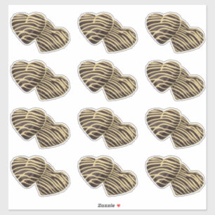 Sticker Chocolat bonbon coeur romantique amour mignon