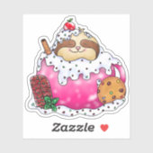 Sticker Chocolat Monnaie Cacao Sleeping Slots | (Feuille)