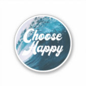 Sticker Choisir heureux (Devant)