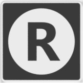 Sticker Choisir une lettre | Police : Ouvrir Sans Condensé (Devant)