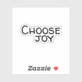 Sticker Choisissez Joy Cool tendance (Feuille)