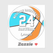 Sticker choisissez les couleurs de n'importe quelle équipe (Feuille)