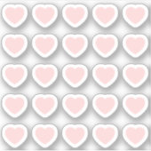 Sticker Choisissez Votre Couleur 25 Tiny Heart Shapes (Devant)