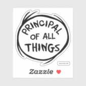 Sticker Chose Une Chose Deux - Principale de toutes les ch (Feuille)