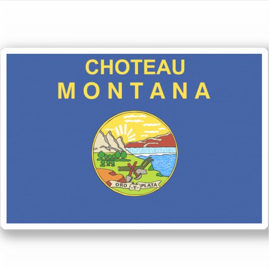 Sticker Choteau Montana (Devant)