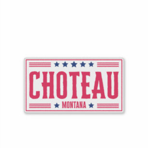 Sticker CHOTEAU MONTANA Étoiles & rayures