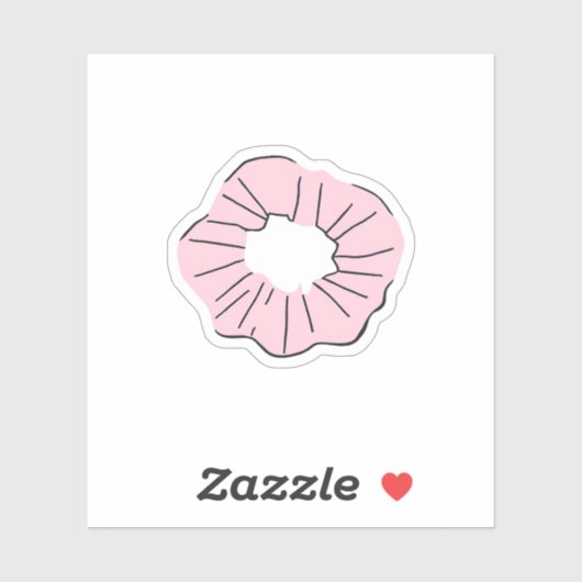 Sticker Chouchou pour cheveux (Feuille)