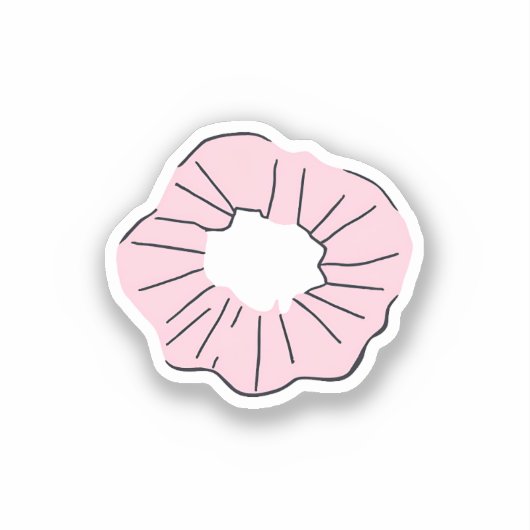 Sticker Chouchou pour les cheveux (Recto)
