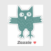 Sticker Chouette (Feuille)