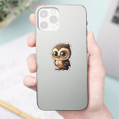Sticker Chouette à dessin (Téléphone)