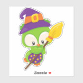 Sticker Chouette d'Halloween, Chouette mignonne, Chouette  (Feuille)