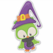 Sticker Chouette d'Halloween, Chouette mignonne, Chouette (Devant)
