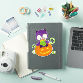 Sticker Chouette d'Halloween, Chouette mignonne, Chouette  (Couverture iPad)