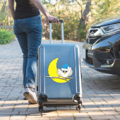 Sticker Chouette neigeuse dans une nouvelle nuit d'hiver s (Valise Insitu)