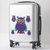 Sticker Chouettes (Sur valise)