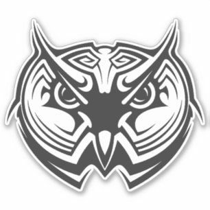 Sticker Chouettes d'oiseaux des tribus