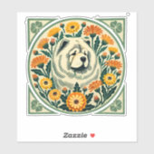 Sticker Chow Chow (Feuille)