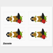 Sticker Chrissie Rectangle (Feuille)