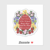 Sticker "Christ ressuscité" Oeuf rouge (Feuille)