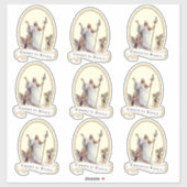 Sticker Christ ressuscité Résurrection de Pâques Jésus rel (Feuille)