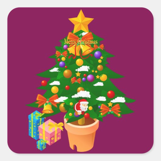 Sticker Christams tree (Devant)