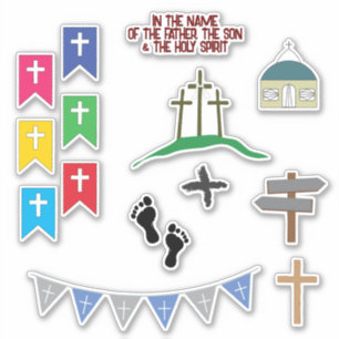 Sticker Christian Pilgrim