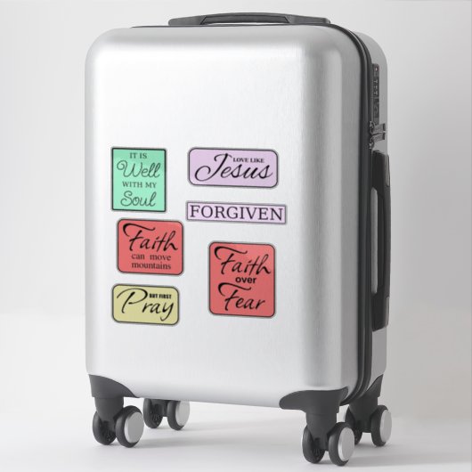 Sticker Christian Quote Bundle (Sur valise)