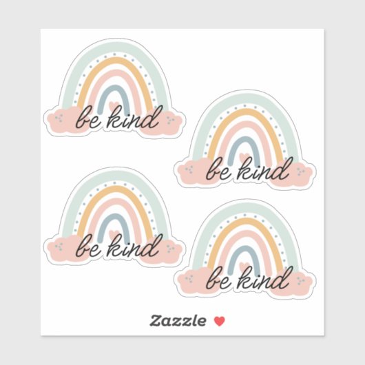 Sticker Christianisme Soyez gentil (Feuille)