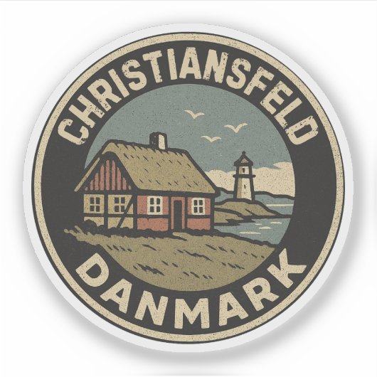 Sticker Christiansfeld, Danemark Danmark (Devant)