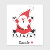Sticker Christmas Cute Père Noël ID854 (Feuille)