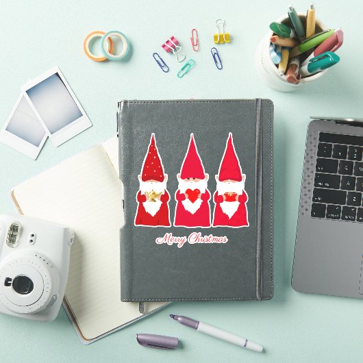 Sticker Christmas Gnomes (Couverture iPad)