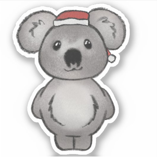 Sticker Christmas Koala (Devant)