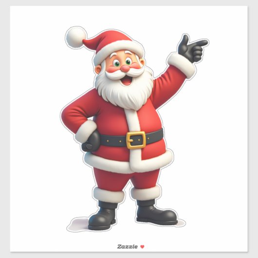 Sticker Christmas Shirts for Boys Kids Dabbing Santa Xmas (Feuille)